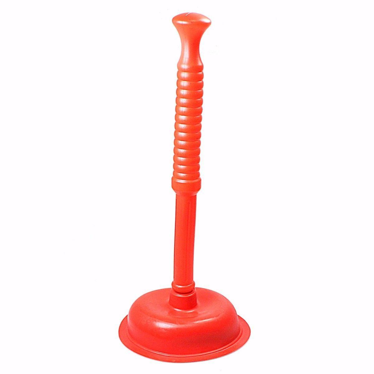 Plastic Bathroom Toilet Plunger Red 3915  A (Parcel Rate)