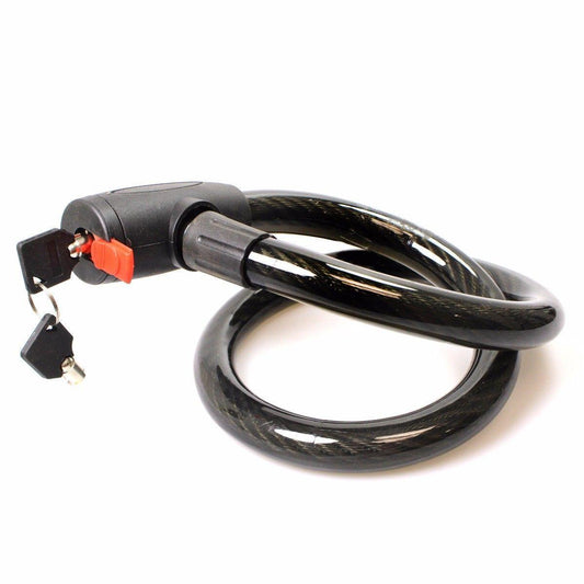 Heavy Duty Black Bicycle Lock with Keys 0681 A (Parcel Rate)
