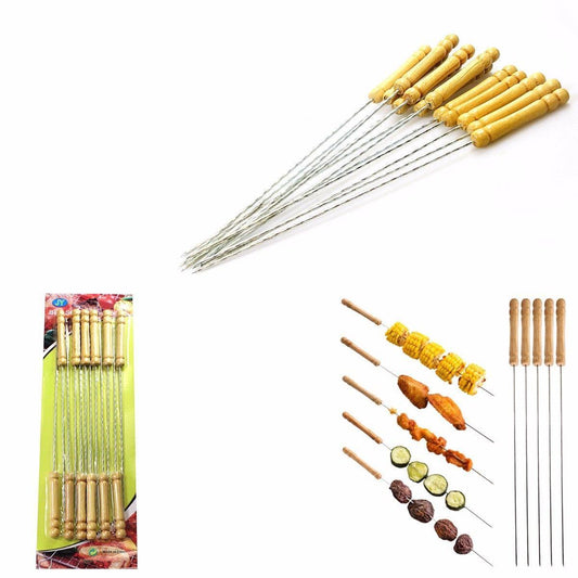 12 Pack BBQ Skewers Indoor/Outdoor Use 4253 A (Parcel Rate)