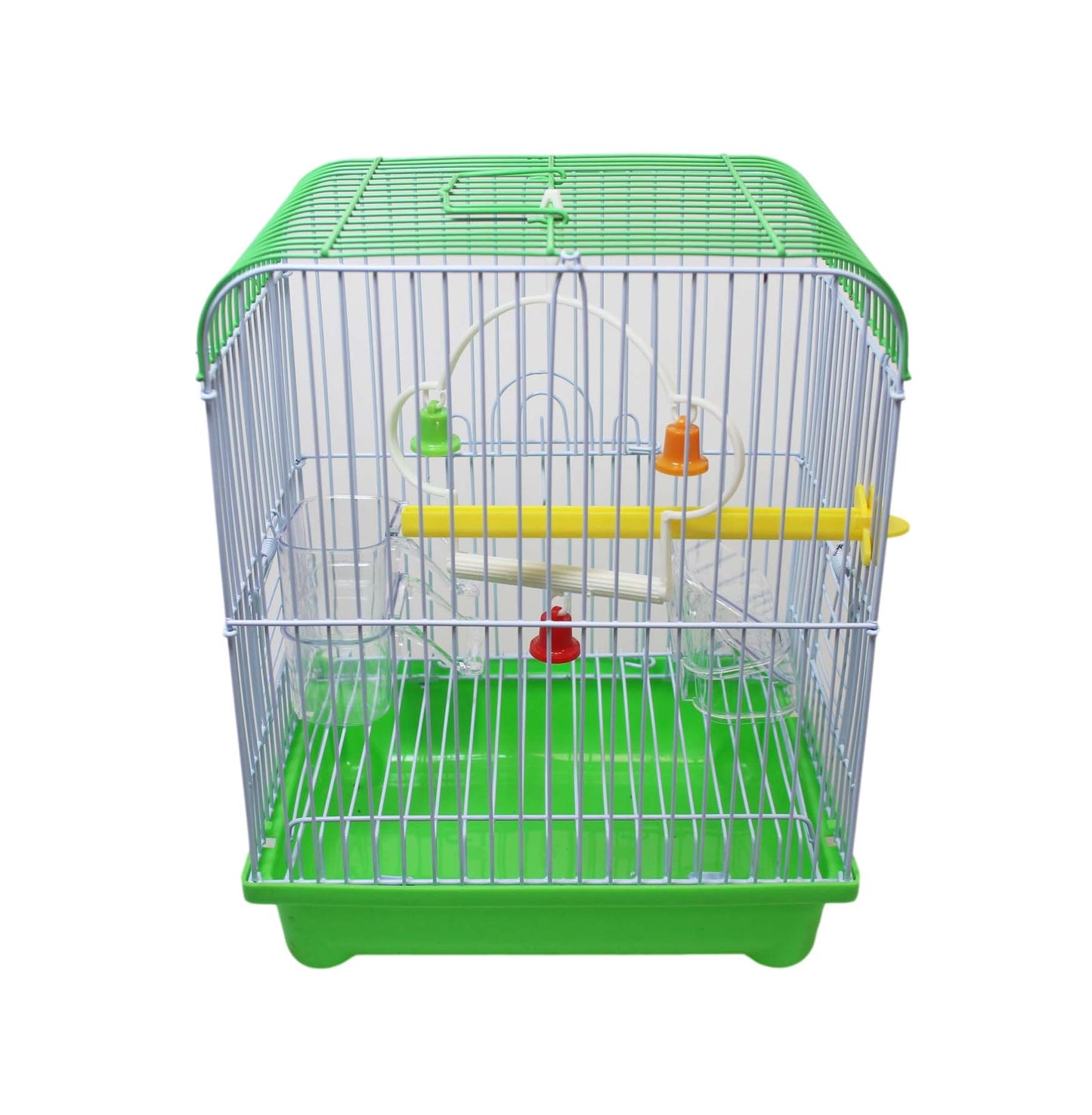 Metal Indoor Bird Cage 22 x 27 cm Assorted Colours 5427 A (Parcel Rate)