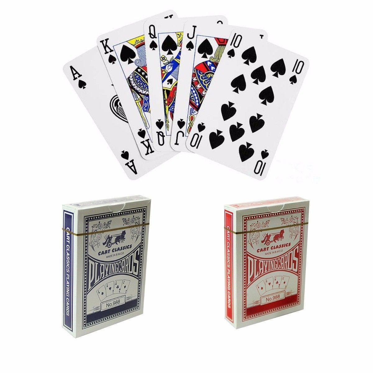 Pack of Classic Playing Cards Assorted Colours 6410 (Large Letter Rate)