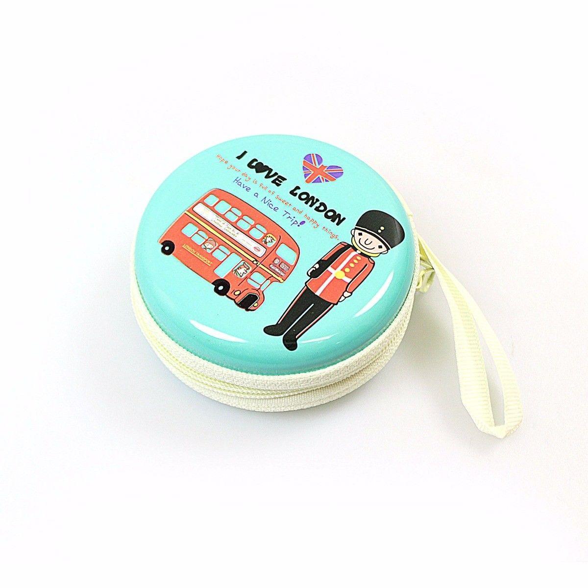 'I Love London' England Designs Earphone / Coin Pouch Assorted Designs 4497 (Large Letter Rate)