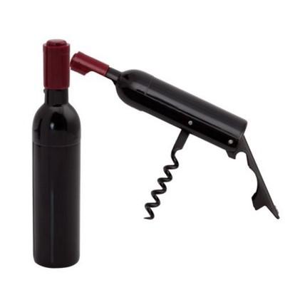 Red Wine Bottle Shape BOTTLE OPENER Ideal For Kitchen and Bars 1 Pack 12cm 5704 (Parcel Rate)