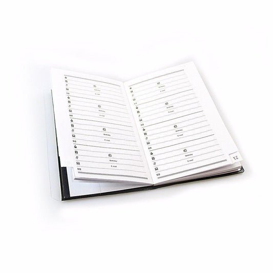 Address Book 18 x 9.5 cm Assorted Colours 1740 (Large Letter Rate)