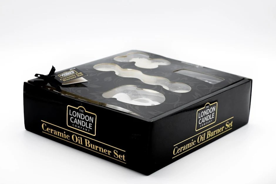 Ceramic Oil Burner Set Burner Includes Oil Wax Tea Lights Burner 5712 (Parcel Rate)