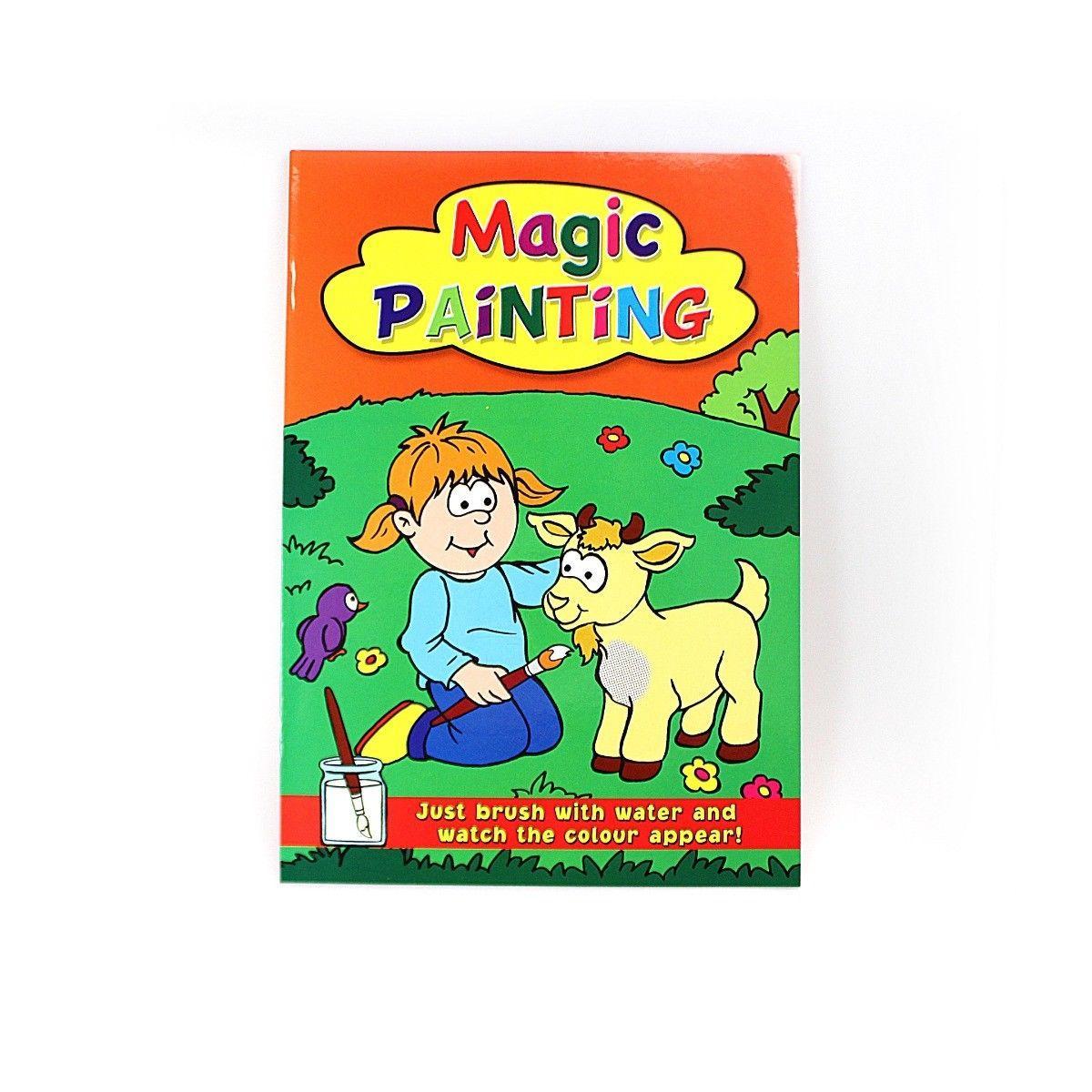Children's Craft Magic Painting Book 1 & 2 A4 Size P2165 A  (Large Letter Rate)