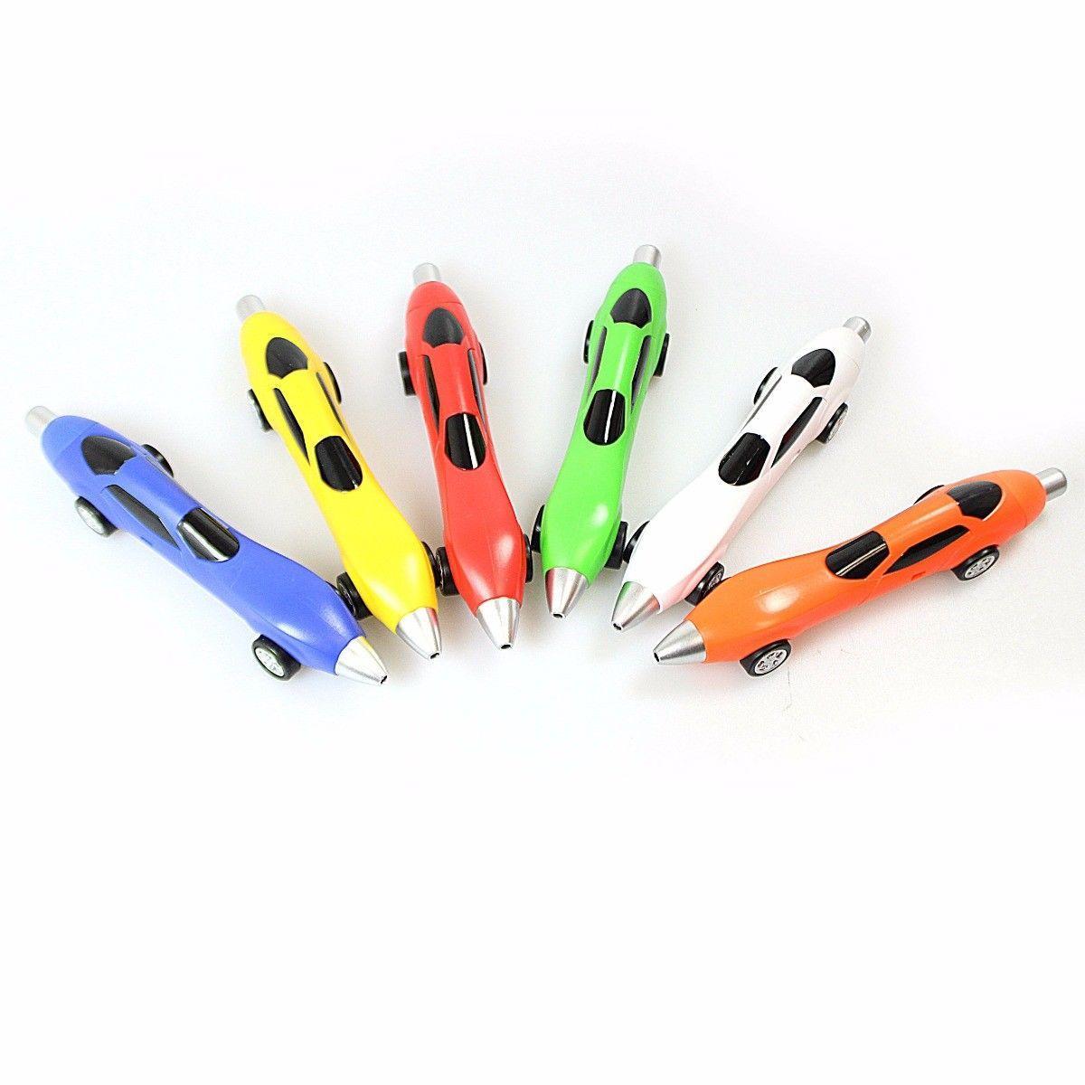 Car Shaped Stationary Pen Assorted Colours 1736 A (Parcel Rate)