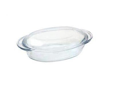 PB Borcam Oval Casserole Dish High Quality With Lid 2.25 Litre Dish 59022 (Parcel Rate)