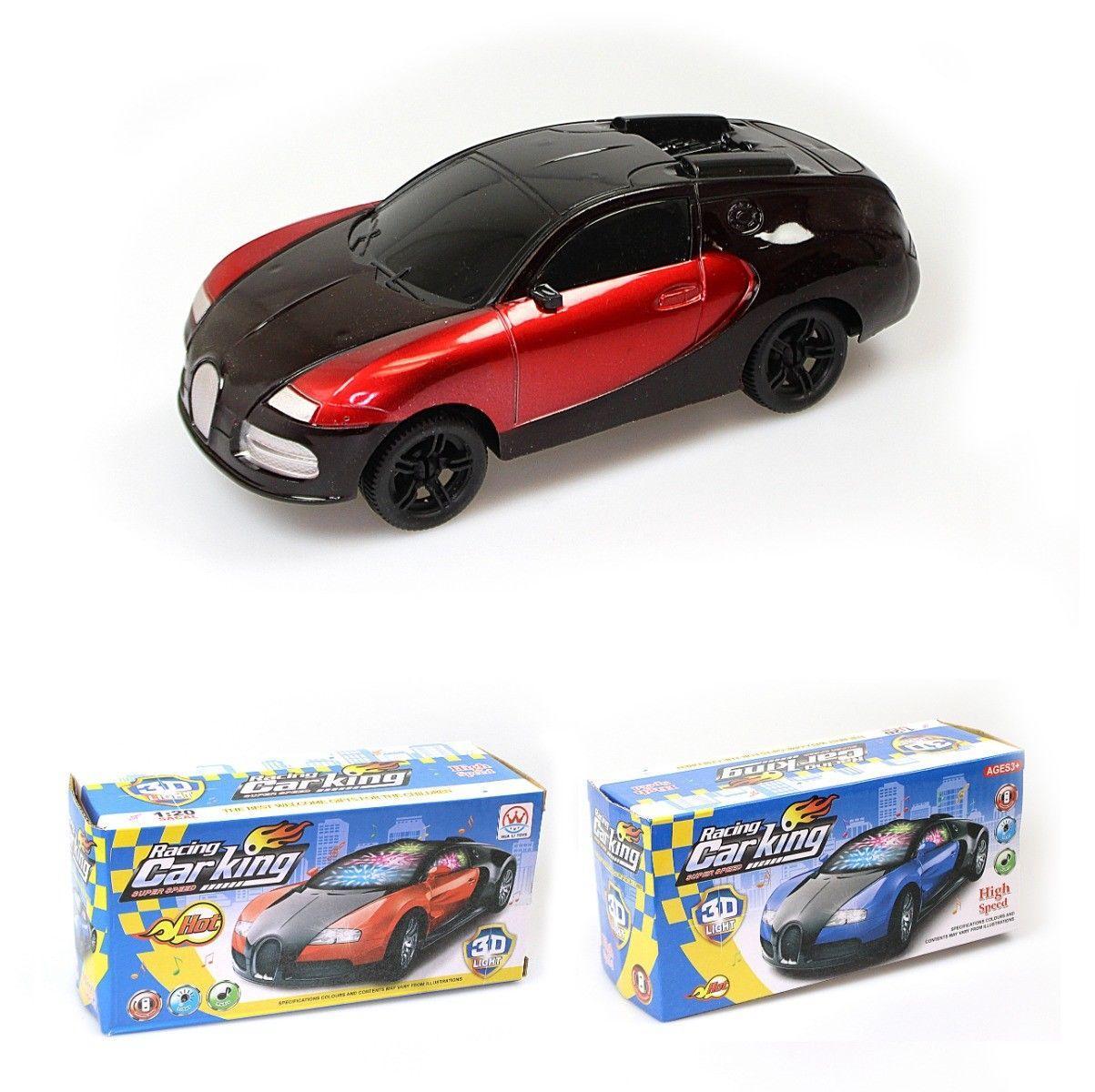 Racing Car King With 3D Lights Toy 4168 (Parcel Rate)