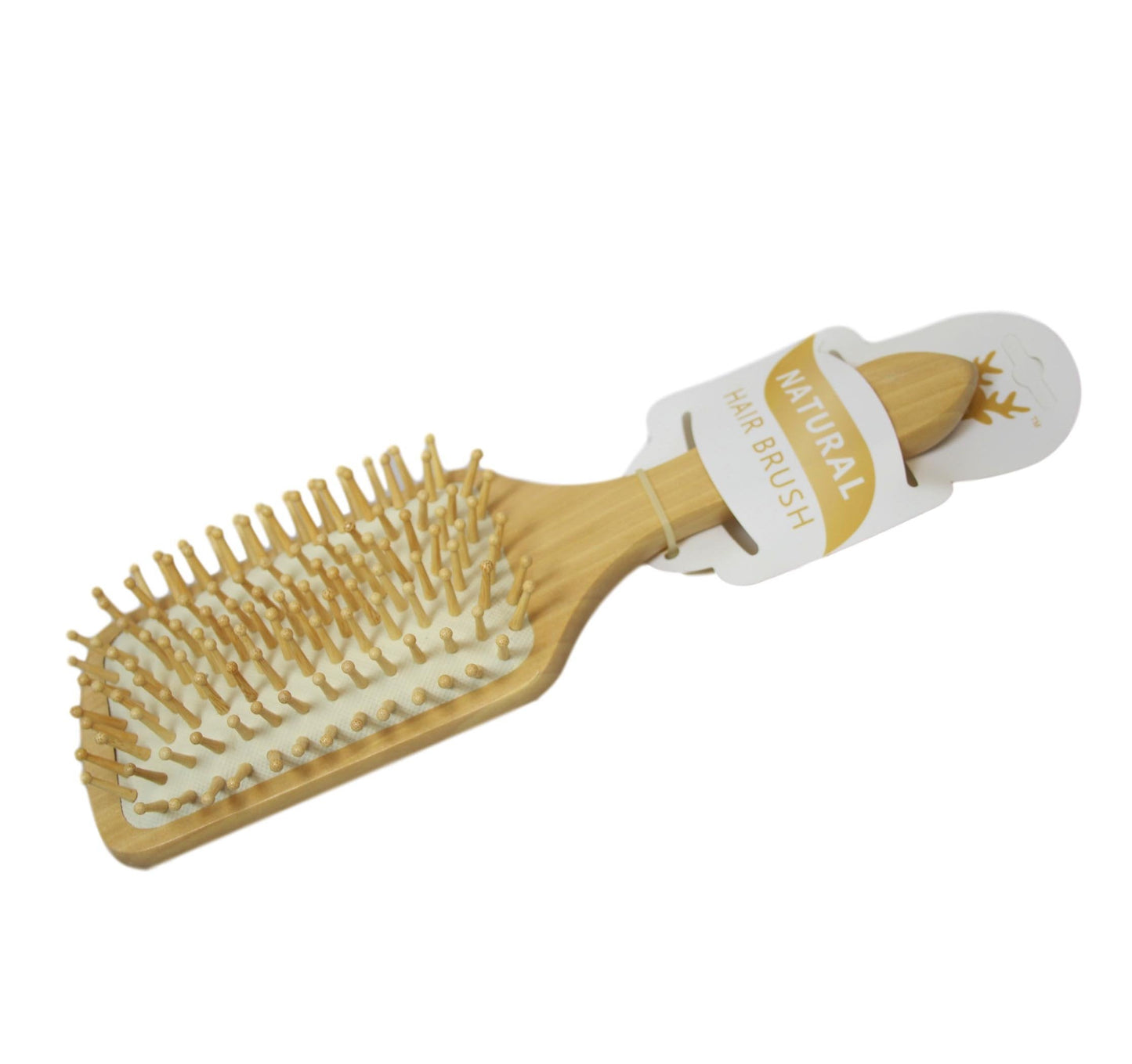Natural Wood Bamboo Paddle Hair Brush 26 cm 5922 (Large Letter Rate)