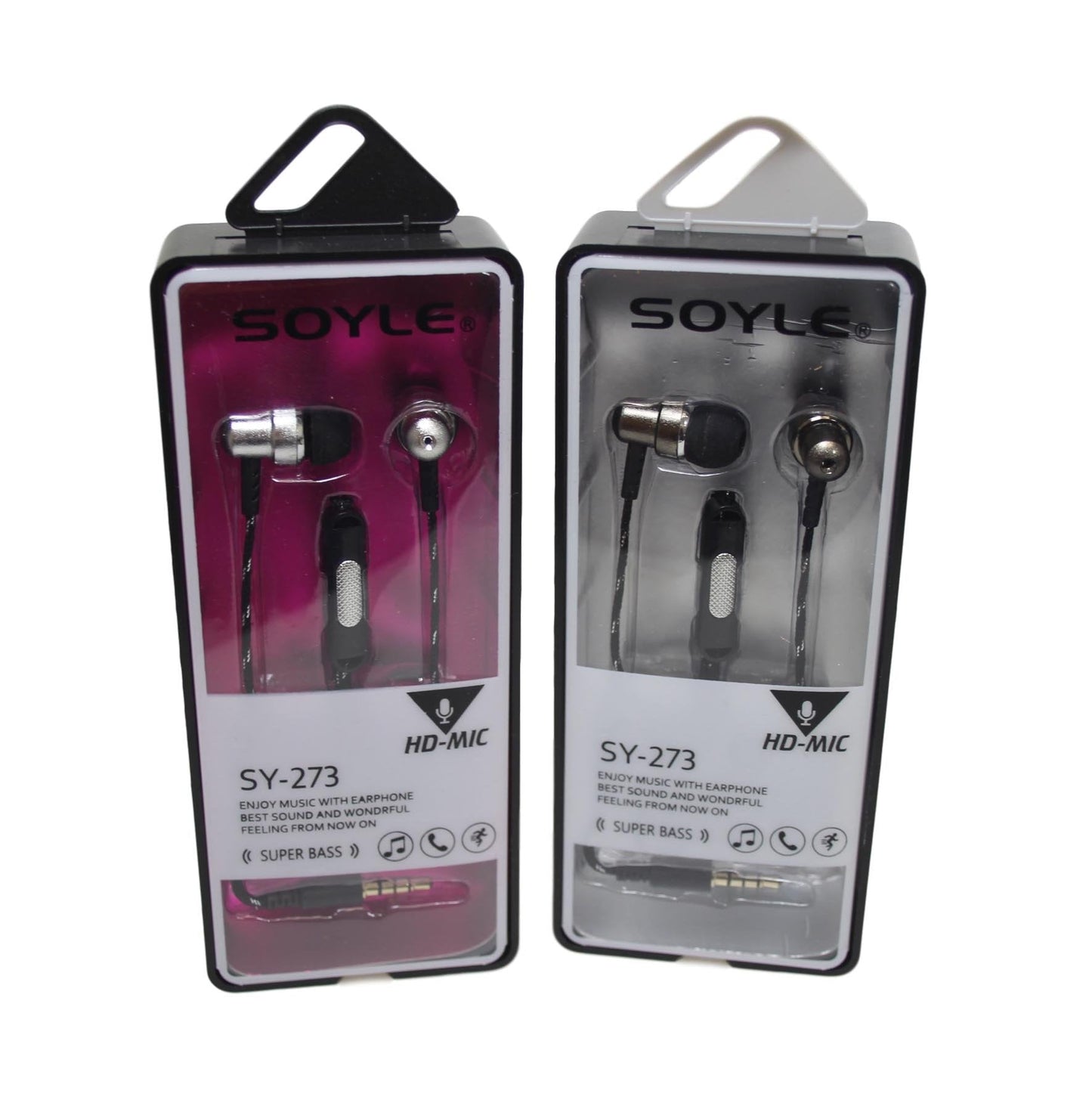 Super Bass HD Voice SOYLE Hands Free Earphone High Quality 1 Pack 5936  (Parcel Rate)
