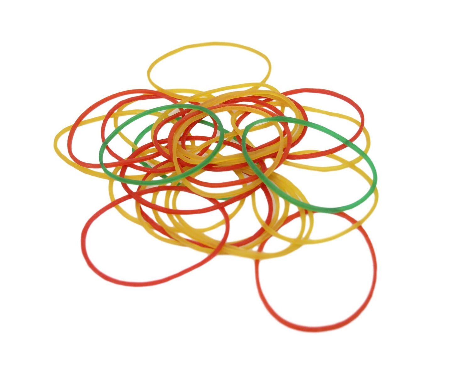 Assorted Colour Light Thin Rubber Bands Home School Arts and Crafts 300 Pack 5939 (Parcel Rate)