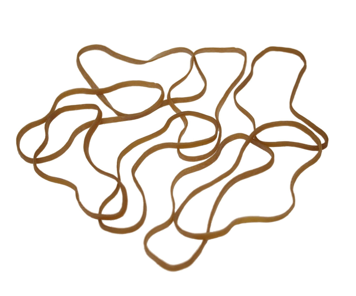 Brown Elastic Rubber Bands Large Heavy Duty Rubber Bands 50 Packs 5940 (Large Letter Rate)