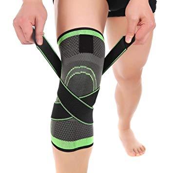 Knee Support Gym Fitness Light Fabric Compression Sport Knee Support 1 Pack 5995 (Parcel Rate)
