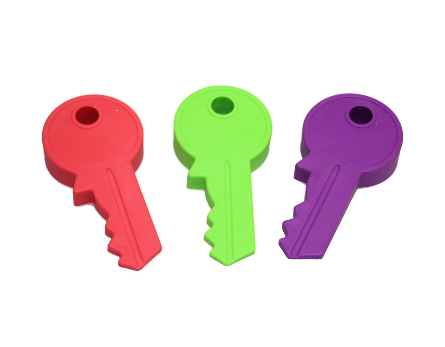Key Shape Door Stopper 13 x 3 cm Assorted Colours 6052 A (Parcel Rate)
