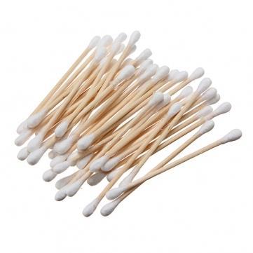 Wooden Cotton Ear Buds Swabs Box of 200 6265 (Parcel Rate)