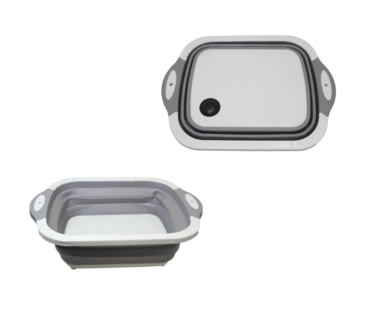 3 In 1 Collapsible Chopping Board Wash Basin And Serving Bowl Basket 6397 (Parcel Rate)