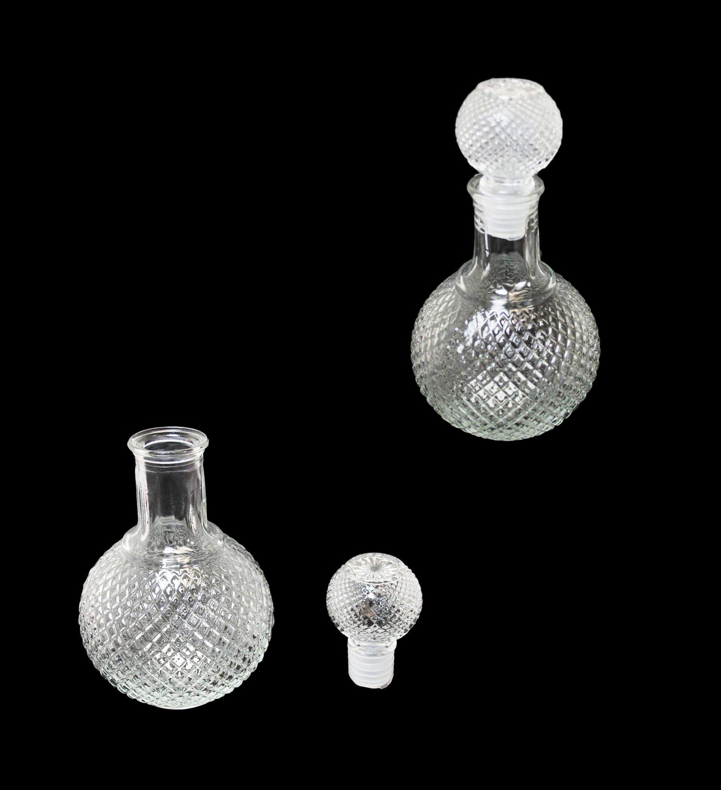 Elegant Glass Oil Vinegar Seasoning Drizzle Bottle 50 ml 6425 A (Parcel Rate)