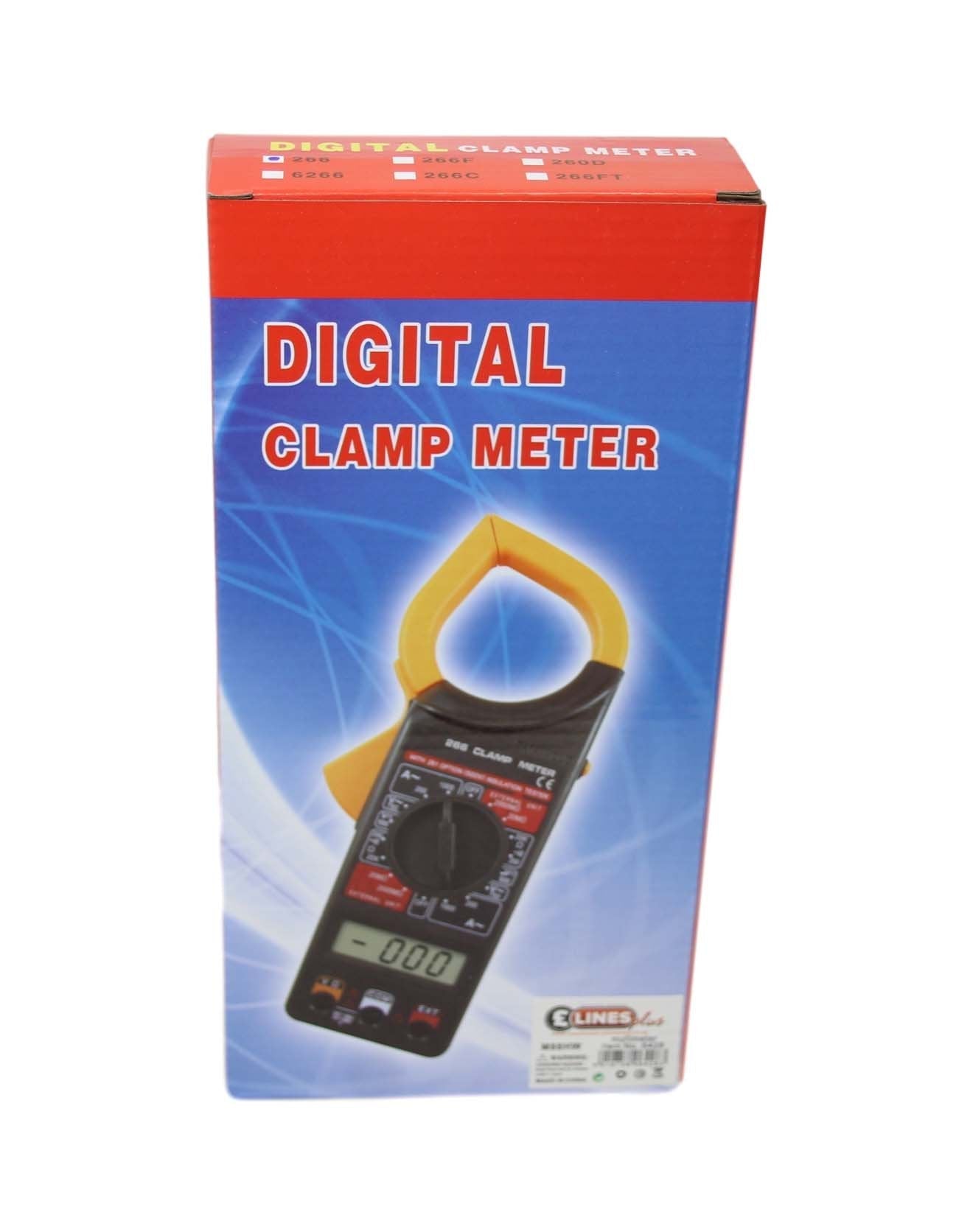 Digital Electric Clamp Meter Multimeter AC DC Current Volt Amp Test Tester 6428 (Parcel Rate)