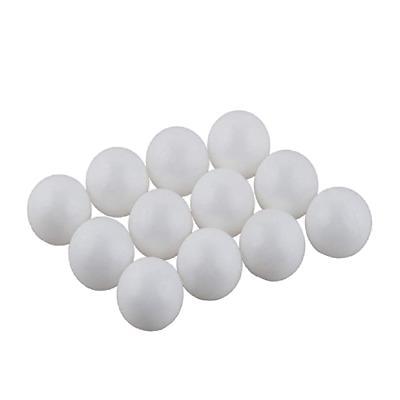 Plastic Table Tennis Ping Pong Balls 3.5 cm Pack of 12 White 6447 (Parcel Rate)