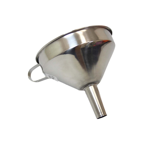 Metal Funnel Home Kitchen Liquid Pouring Funnel With Hand Piece 16cm 6618  (Parcel Rate)