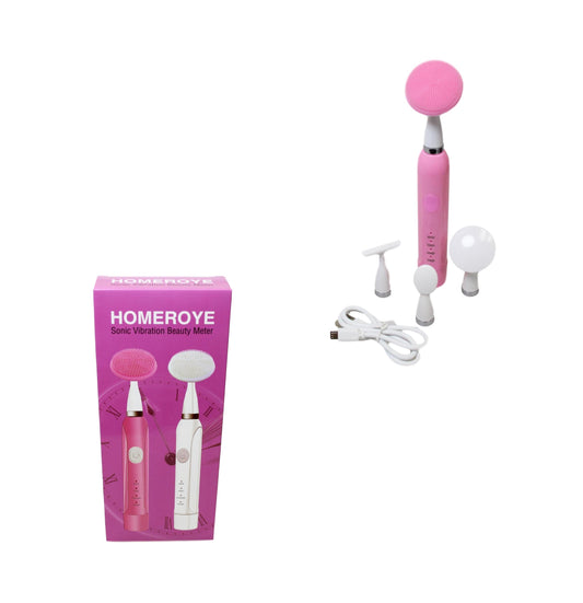 Homeroye Sonic Vibration Beauty Meter 4 In 1 Cleansing And Vibration Tools 6530 A (Parcel Rate)