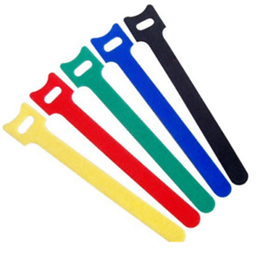 Velcro Cable Zip Tie Hook Pack of 6 1.2 x 200 mm 6905 (Parcel Rate)