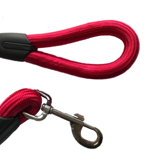 Thick Pet Dog Walking Lead Leash 18 mm x 90 cm Metal Hook Clip Assorted Colours 6929 (Parcel Rate)