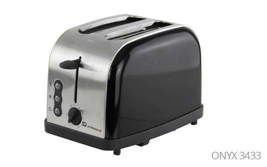 SQ Professional Legacy 2 Slice Toaster 900W Onyx 3433 A (Parcel Rate)