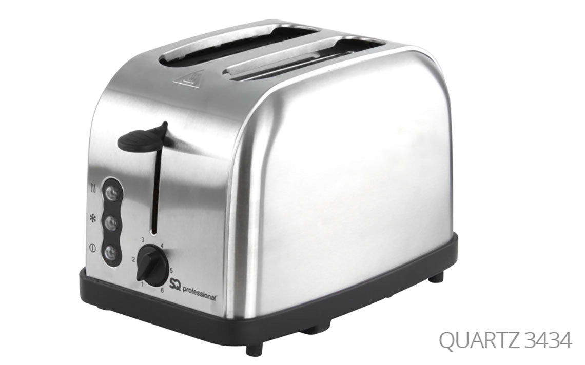SQ Professional Legacy 2 Slice Toaster 900W Quartz 3434 A (Parcel Rate)