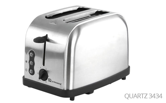 SQ Professional Legacy 2 Slice Toaster 900W Quartz 3434 A (Parcel Rate)