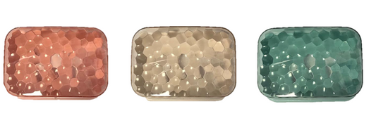Plastic Bathroom Kitchen Soap Box Dish Holder 12 x 8 x 5 cm Assorted Colours 7226 (Parcel Rate)