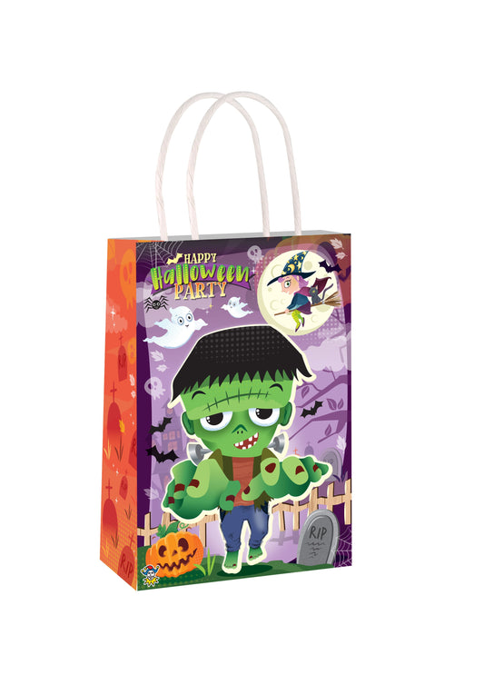 Halloween Paper Party Bag with Handles V88316 (Parcel Rate)