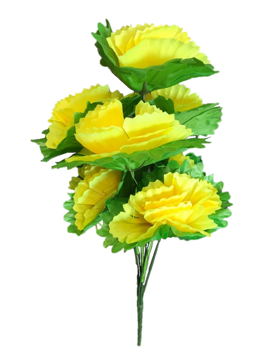 Plastic Artificial Flowers 60 cm Assorted Colours 7321 (Parcel Rate)