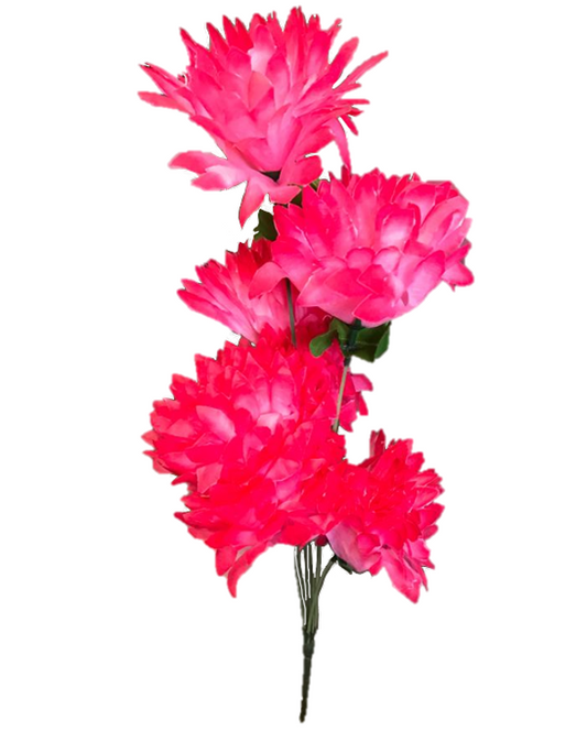 Plastic Artificial Flowers 50 cm Assorted Colours 7323 (Parcel Rate)