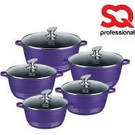 5 Pack NEA SQ Professional Pot Set in Viola P97156 (Big Parcel Rate)