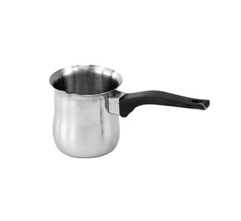 Stainless Steel Turkish Tea Coffee Maker Warmer With Long Handle 170ml 8879 A  (Parcel Rate)