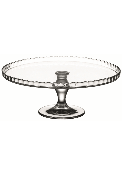 PB Patisserie Footed Round Server Quality Glassware Cake Stand 33cm 95117 (Parcel Rate)