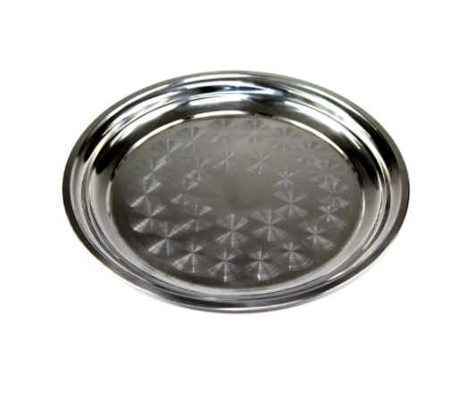 Durane Stainless Steel Round Tray 50 cm 9889 (Parcel Rate)