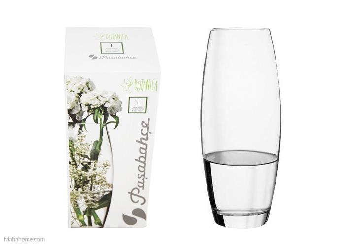 PB Botanica Glass Flower Vase with Gift Box 26 cm 43966 (Parcel Rate)