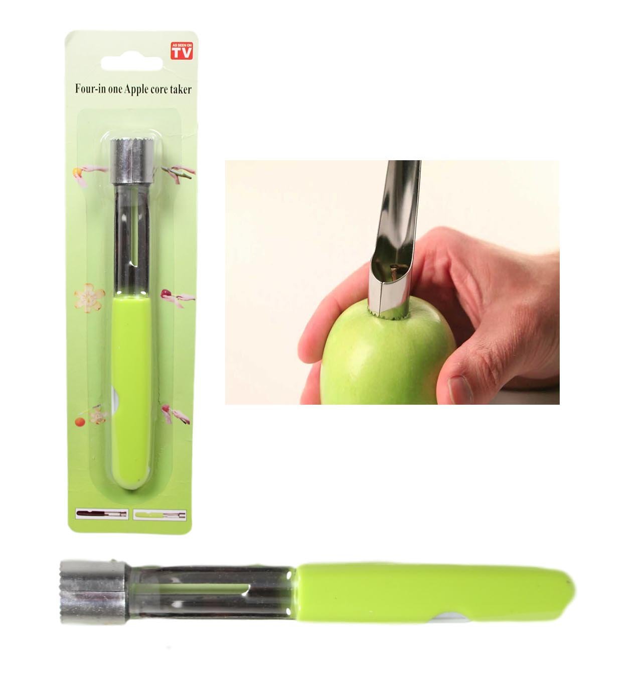 High Quality Apple Corer And Peeler Stainless Steel Core Remover 17cm 3625 (Parcel Rate)