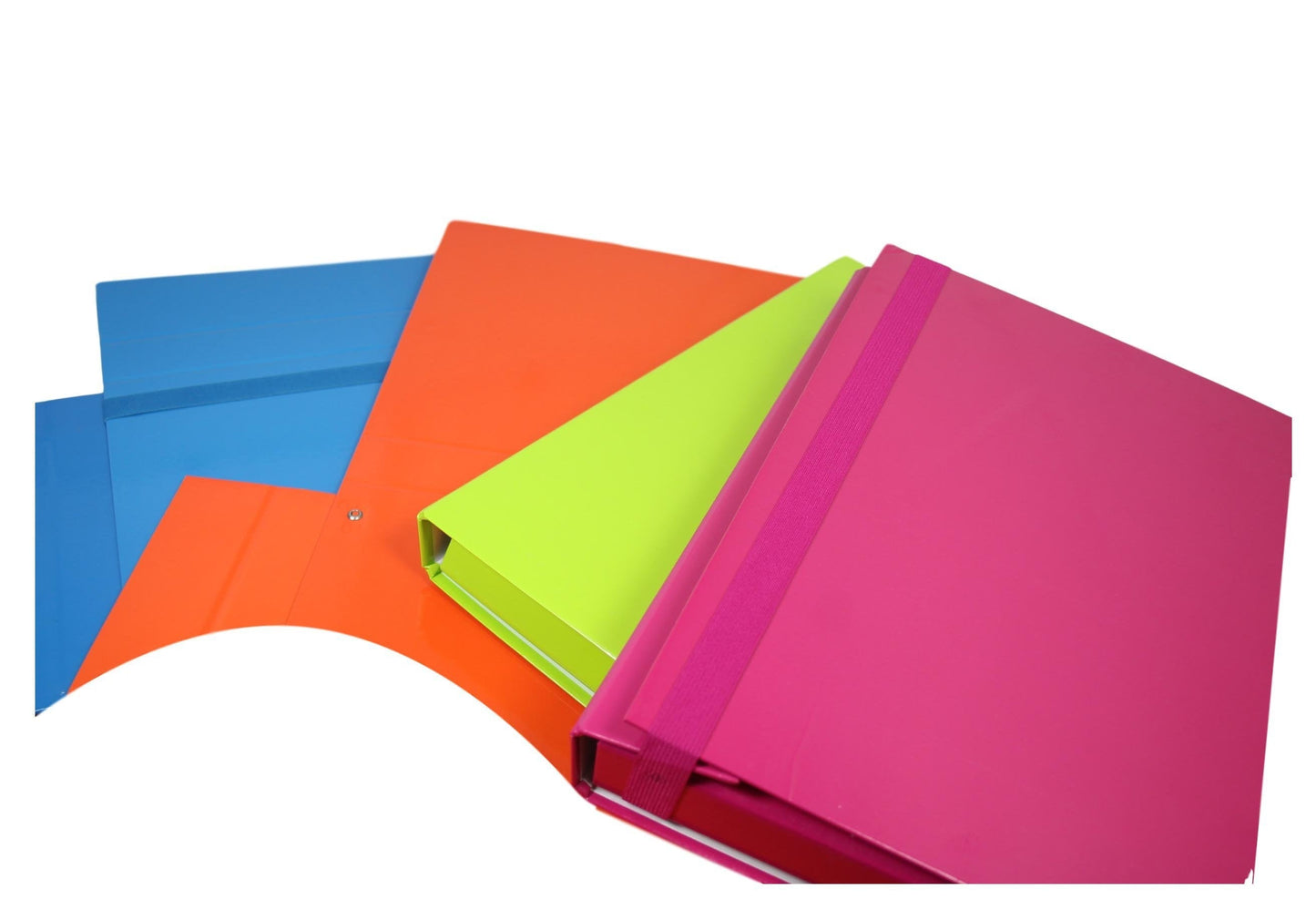Cardboard Easy Make Flat Archive Folder Paper File Folder Assorted Colours A4 5475 (Parcel Rate)