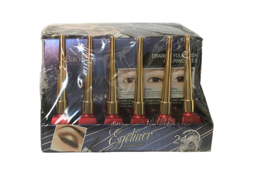 Baolishi Liquid Eyeliner Queensway Box of 24 B648 (Big Parcel Rate)