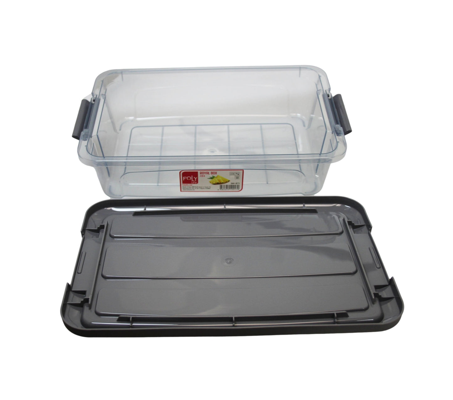 Poli Rectangle Food Storage Container Box 2.8 Litre 30cm x 7cm BNM0179 (Parcel Rate)