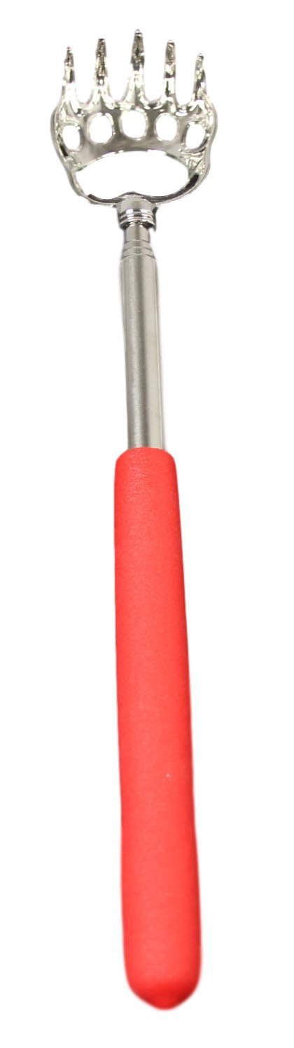 Back Scratcher Metal Telescopic Extendable Eagle Claw 3 Assorted Colours 5233 (Parcel Rate)