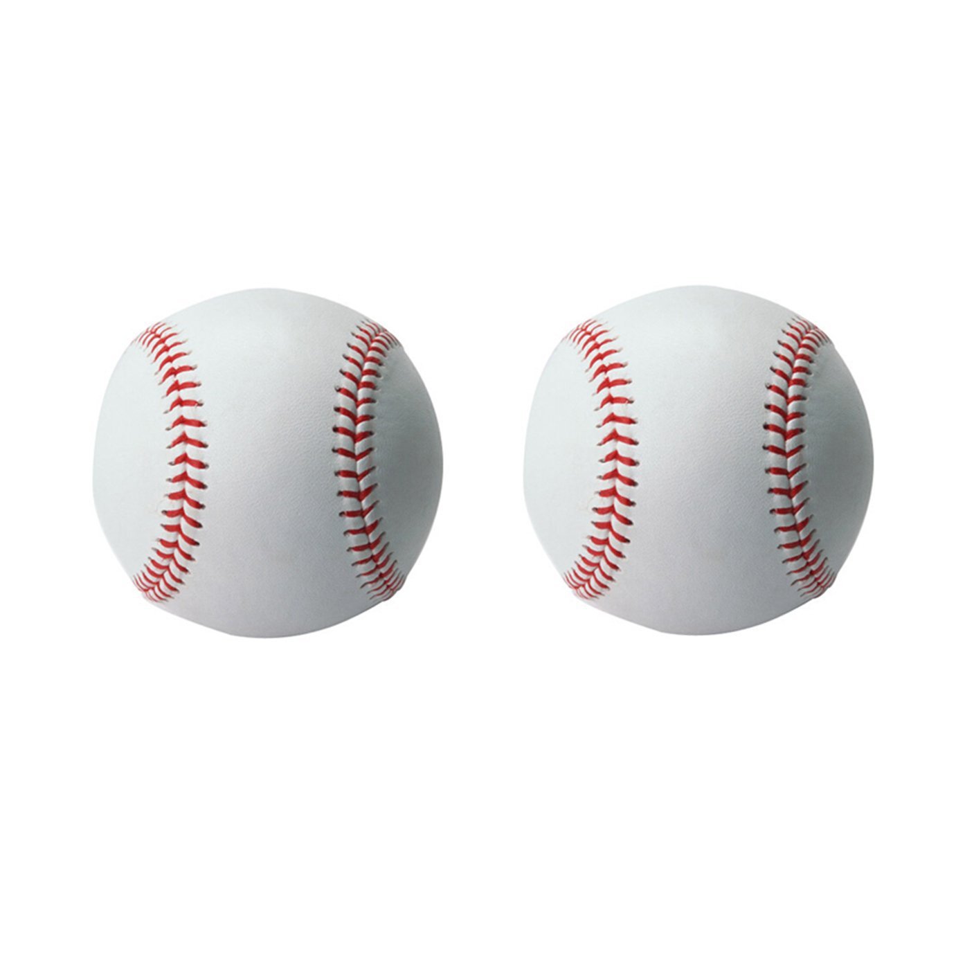Soft Leather Sport Practice Training Base Softball 2 Pack 1167 A (Parcel Rate)