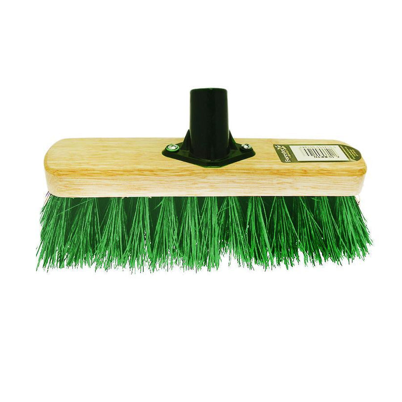 Marksman PVC Garden Sweeping Brush Assorted Colours 30cm 24098C (Parcel Rate)