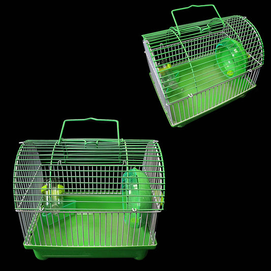 Small Pet Hamster Mouse Cage 22 x 17 cm Assorted Colours 0081 (Parcel Rate)