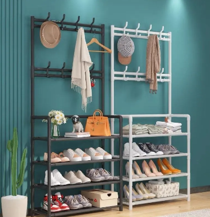 Multi-functional Shoe and Hat Rack 80 x 26 x 153 cm Assorted Colours 6815 (Big Parcel Rate)