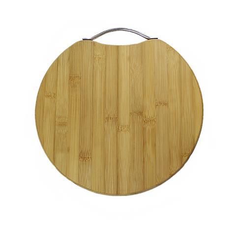 Round High Quality Wooden Chopping Board With Handle 30cm 3667 A  (Parcel Rate)